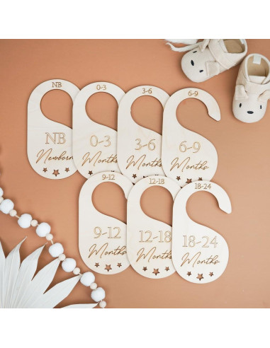 Divisores de Closet para Bebé Woodpeckers - Set de 7 Organizador