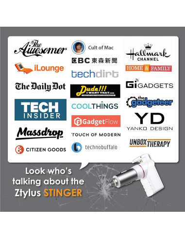 Ztylus Stinger Plus Herramienta de Escape Emergencia Blanca