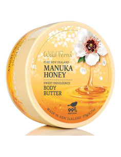 Manteca Corporal Wild Ferns Miel Manuka 175g 99% Natural