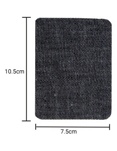 12 Parches de Jean GUYI 100% Algodón Autoadhesivos 12.4x9.4cm 2