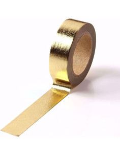 Cinta Washi Decorativa CIAJIE 15mm x 10m Oro 2