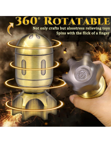 Conjunto de Dados Metálicos ZHOORQI DND 7 Piezas Bronce