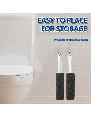 Limpiador de Inodoro OmaFena de Piedra Pómez Negra - 2 Unidades