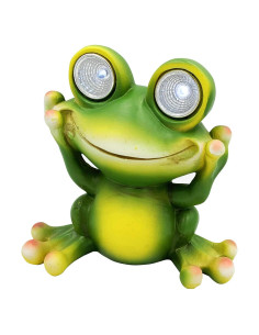 Luz LED Solar Decorativa Rana para Jardín Bo Toys 16.26 cm