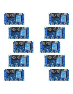 Módulo Relé Temporizador Programable ACEIRMC DC 6-30V 10pcs