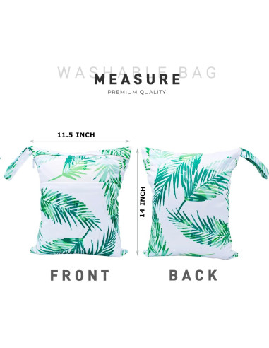 Bolsa Impermeable Reutilizable YULUONAPS 30x36cm Verde