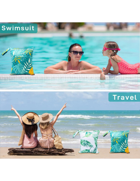 Bolsa Impermeable Reutilizable YULUONAPS 30x36cm Verde Bolsa Impermeable Reutilizable YULUONAPS 30x36cm Verde