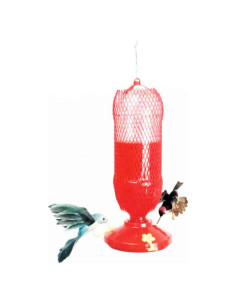Alimentador de Colibríes Colgante Gadjit Rojo - Reutiliza Botellas
