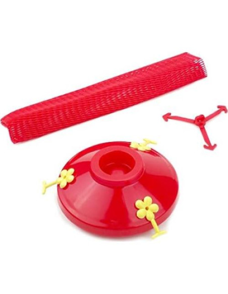 Alimentador de Colibríes Colgante Gadjit Rojo - Reutiliza Botellas