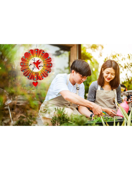 Molinete de Jardín SteadyDoggie 30.48 cm Acero Inoxidable Amor