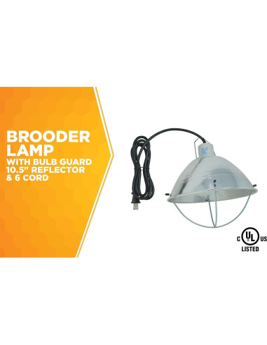 Lámpara de Cría Woods 0165 con Reflector 26.67 cm 250W