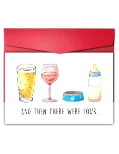 Tarjeta de Felicitaciones Baby Shower Bewoow 20.5x13.5cm