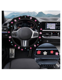 Cubierta de Volante Floral Antideslizante BDZMC 35.56 cm