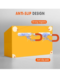 Soporte Magnético para Marcadores BEYGORM Naranja 15x8.9cm 2