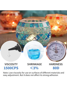 Kit de Resina UV OSBANG 30g con Luz para Reparación y Manualidades 2