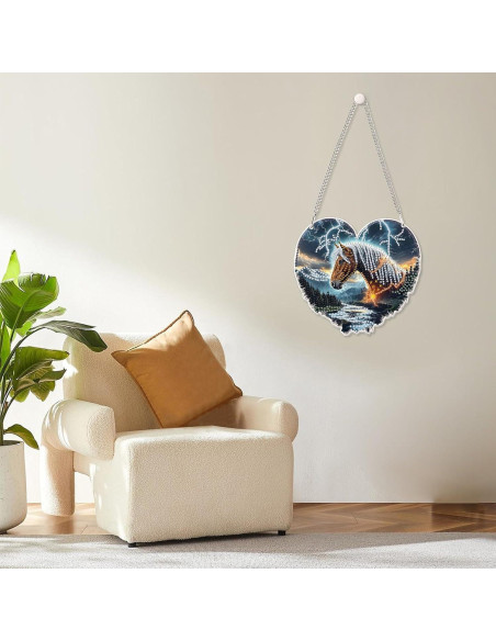 Kit de Arte de Diamante 5D MOGTAA Caballo para Decoración