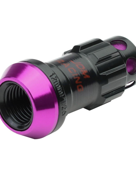 Tuercas de Rueda M12 x 1.25 DNA MOTORING 16 Pcs Morado