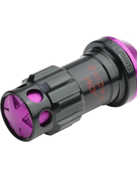 Tuercas de Rueda M12 x 1.25 DNA MOTORING 16 Pcs Morado