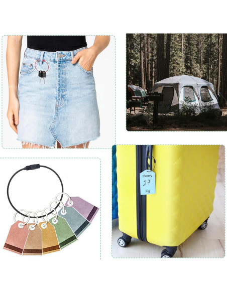 Paquete de 32 Lazos de Acero Inoxidable Multicolor 1.5mm Paquete de 32 Lazos de Acero Inoxidable Multicolor 1.5mm