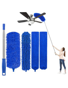 Kit Plumero Microfibra 5-en-1 UIMO Telescópico 76-254 cm