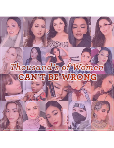 Sello Delineador de Ojos con Alas Vogue Efectos Negro 10mm