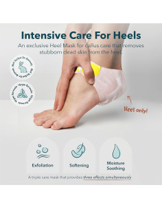 Mascarilla Exfoliante para Talones Purederm - 1 Par 2