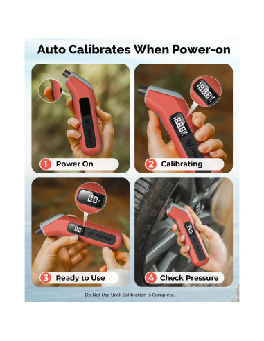 Medidor de Presión de Neumáticos ETENWOLF T300 Plus 200 PSI