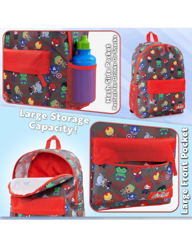 Mochila Marvel Avengers para Niños 40x30x16cm Aop