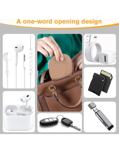 Organizador de Auriculares Silicona Lagwry 7 Colores Compacto