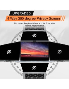 Filtro de Privacidad Magnético Mamol 360 para MacBook 13" 2