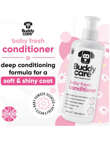 Acondicionador para Perros Buddycare Baby Fresh 478ml Aloe Vera