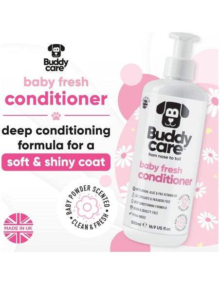 Acondicionador para Perros Buddycare Baby Fresh 478ml Aloe Vera