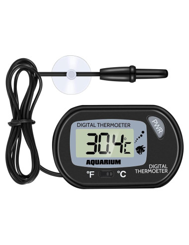 Termómetro Digital para Acuario Zacro ZDT1-AUX-1 LCD Grande