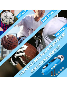 Bomba de Balón Deportivo Ouyili Doble Acción con Agujas 2