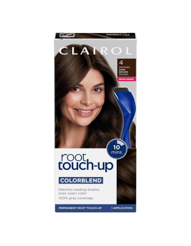 Tinte Permanente Clairol Nice'n Easy 4 Castaño Oscuro 32.5 ml