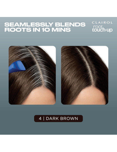 Tinte Permanente Clairol Nice'n Easy 4 Castaño Oscuro 32.5 ml