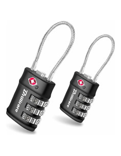 2 Candados de Equipaje Aprobados por TSA BRILLIRARE 3 Dígitos