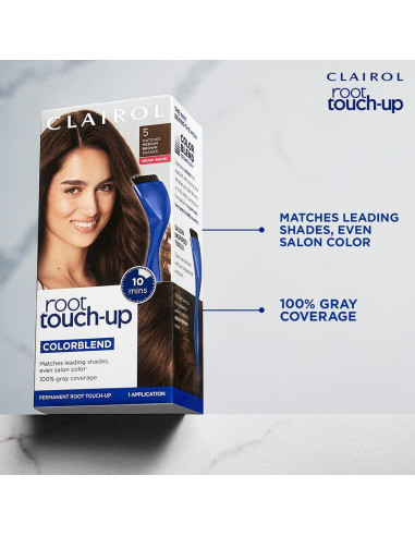 Tinte Permanente Clairol Nice'n Easy 4 Castaño Oscuro 32.5 ml