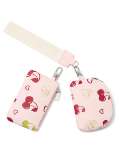 Cartera Pequeña BOSTANTEN Estampado de Cereza RFID 12x7.5cm