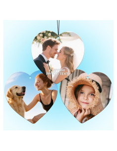 Ambientador Personalizado CDBUY Doble Cara Corazón - Aromas Variados