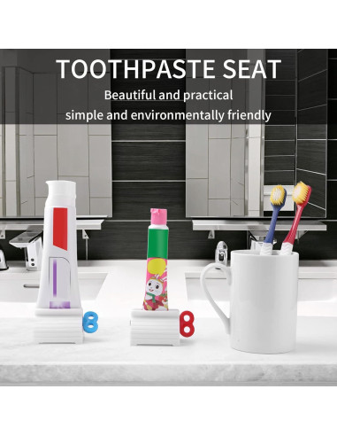 Compresor de Pasta de Dientes JIAKAI 2 Piezas Azul y Verde