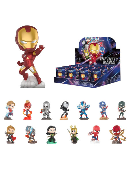 Figuras de Acción POP MART Marvel Infinity Saga - 12 Piezas