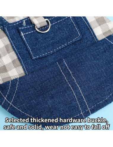 Arnés y Correa para Conejo Copfeu Gris Talla S Ajustable