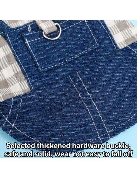 Arnés y Correa para Conejo Copfeu Gris Talla S Ajustable