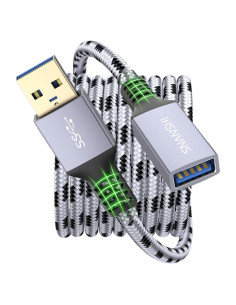 Cable de Extensión USB 3.0 1m SNANSHI Macho a Hembra 5Gbps