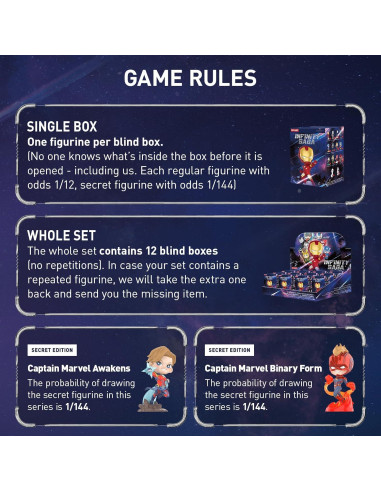 Figuras de Acción POP MART Marvel Infinity Saga - 12 Piezas