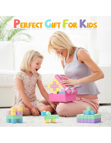 45PCS Bloques Magnéticos Montessori SYSKENI para Niños 2-8 Años