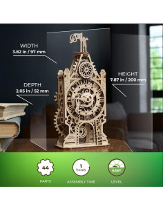 Rompecabezas 3D UGEARS Vieja Torre del Reloj - Modelo Mecánico 2