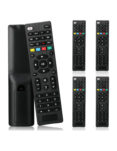 Paquete de 5 Controles Remotos Universales para TV Saysurey