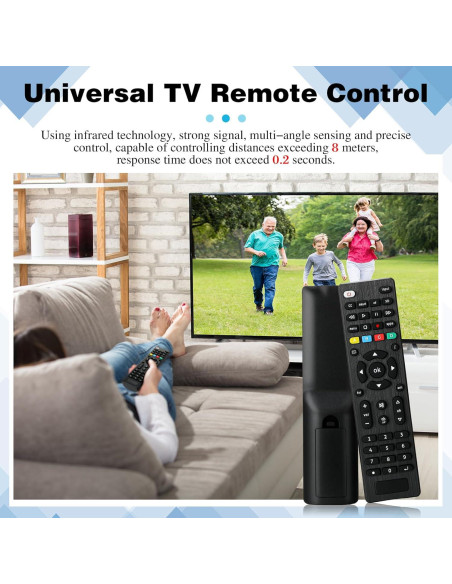 Paquete de 5 Controles Remotos Universales para TV Saysurey